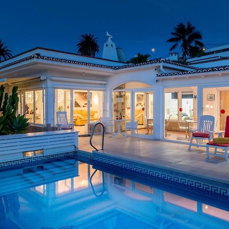Relaxing Villa Heated Pool Luxurious Views Massage Santa Ursula  Exterior photo